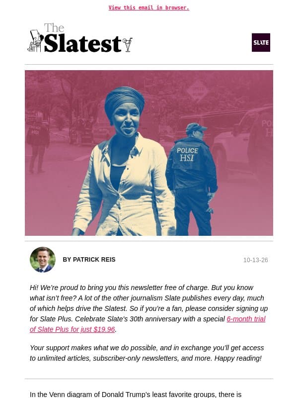 Is there any chance the Omar raid is legitimate? email from Slate