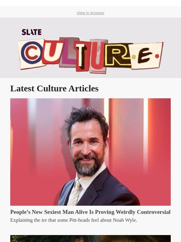 People’s New Sexiest Man Alive Is Proving Weirdly Controversial email from Slate