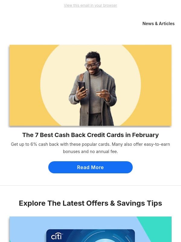Lock In Up to $250 in Bonuses With These Cash Back Cards email from Slickdeals
