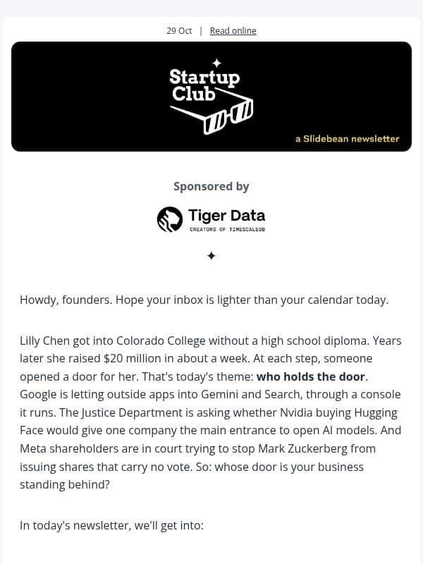🕶️ A former monk raised $20M in a week email from Slidebean