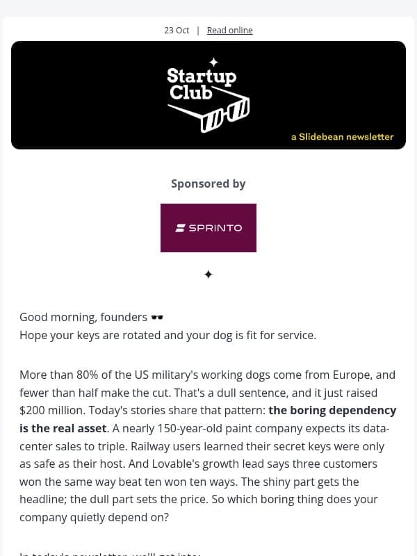🕶️ $1.2B startup is cloning war dogs email from Slidebean