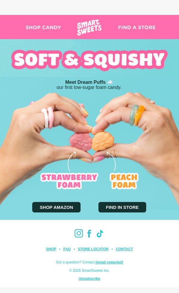 This candy hits different email from SmartSweets screenshot