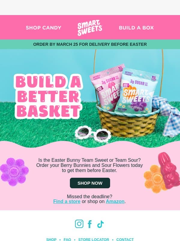 Hop fast - Easter is almost here! π° email from SmartSweets