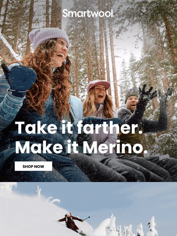 Win your winter. email from Smartwool