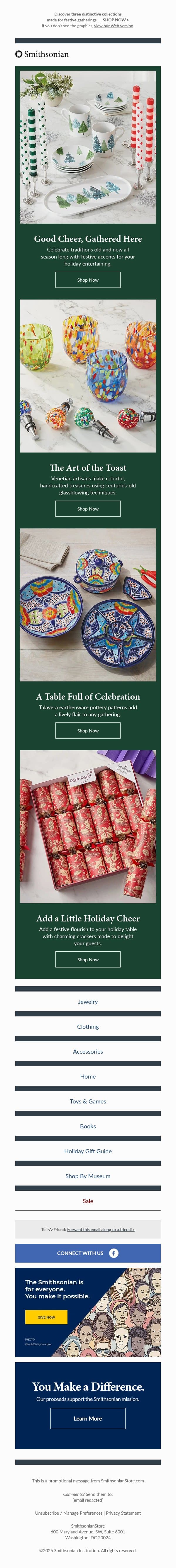 Set the Table in Style email from Smithsonian Magazine screenshot