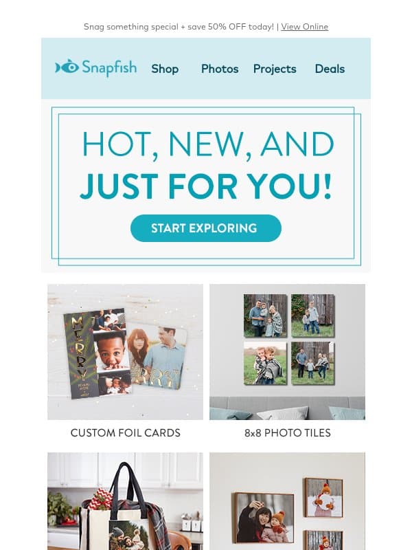 Our newest products are 🔥 email from Snapfish