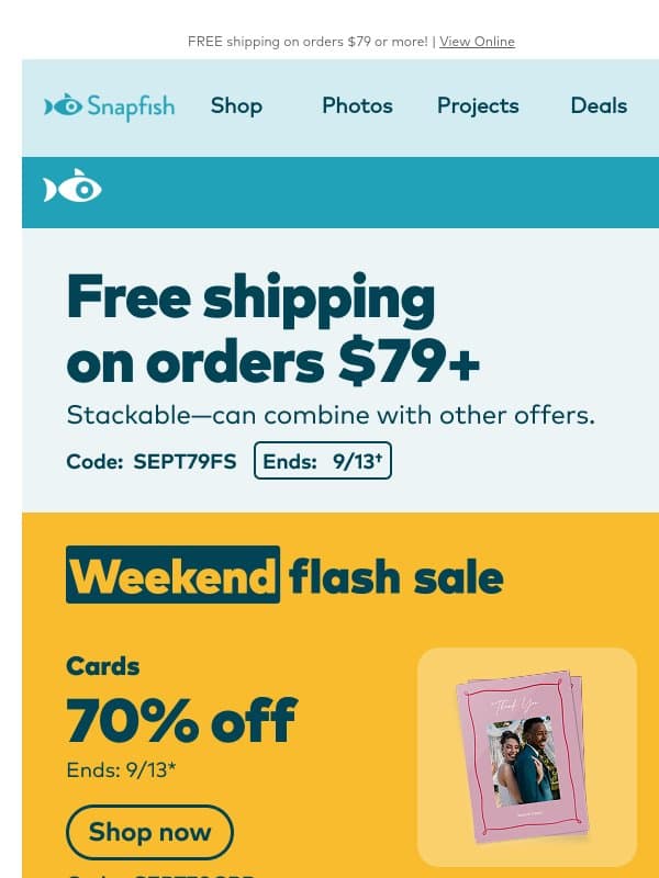 💛 Something grand for Grandparents Day… email from Snapfish