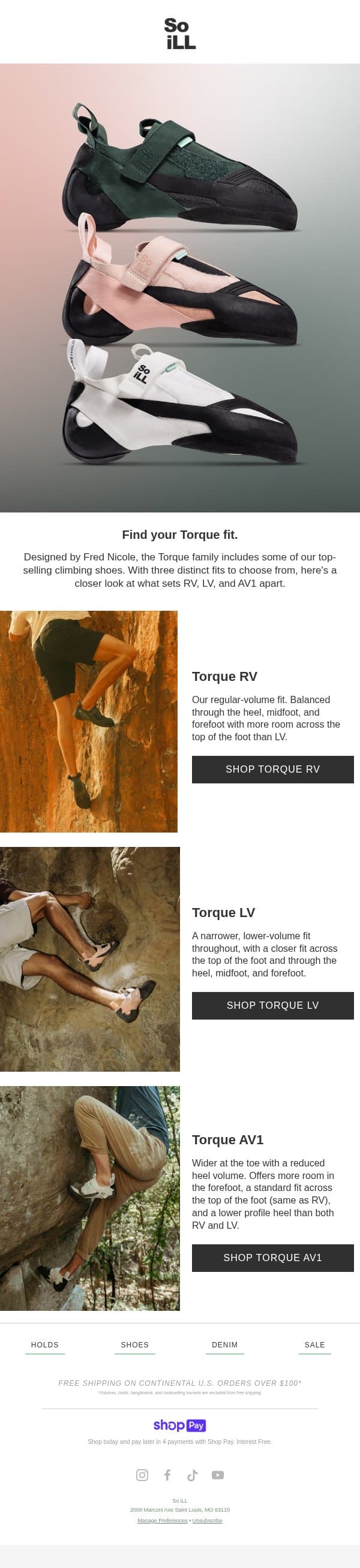 Torque RV, LV, or AV1? email from So iLL screenshot