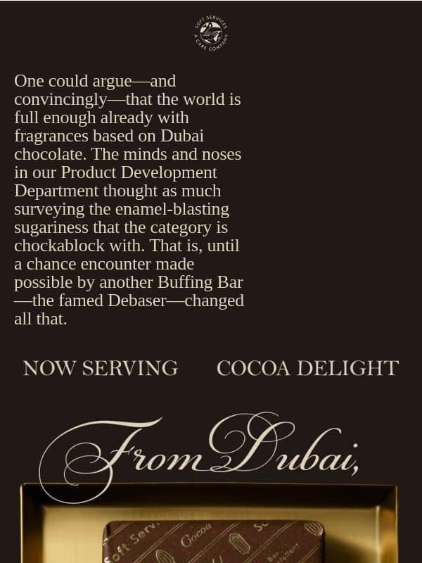 From Dubai, with love. email from Softservices