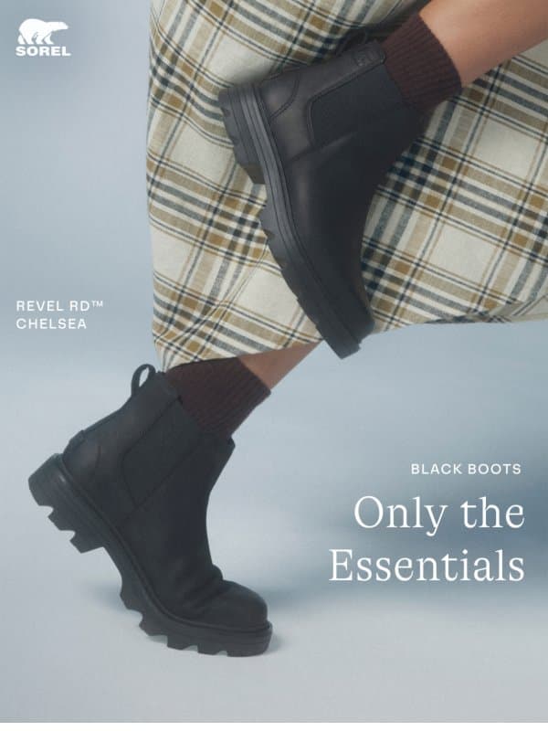Black Boots — Staples for a Reason email from Sorel