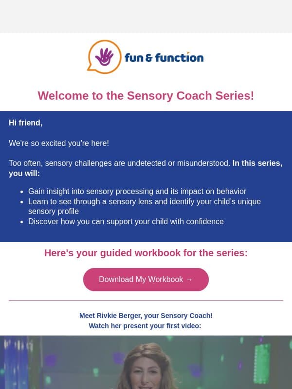 First Video Awaits: Let's Dive In! email from Southpaw Enterprises
