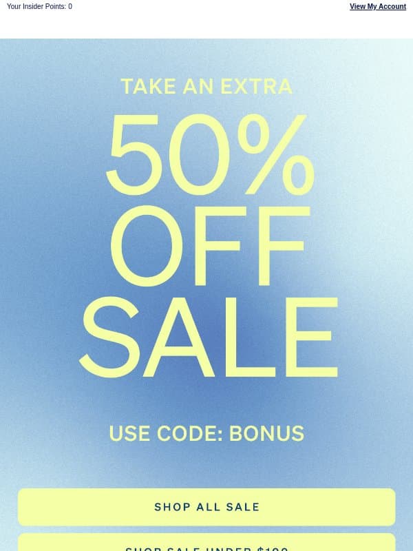 Sale Styles Under $100 email from Splendid
