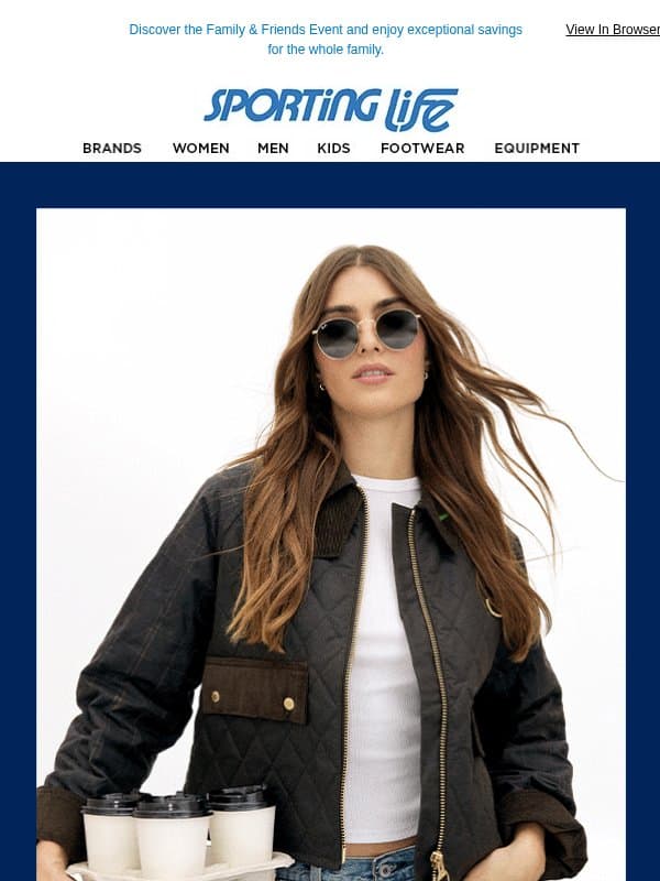 For Days Spent Out & About email from Sporting Life