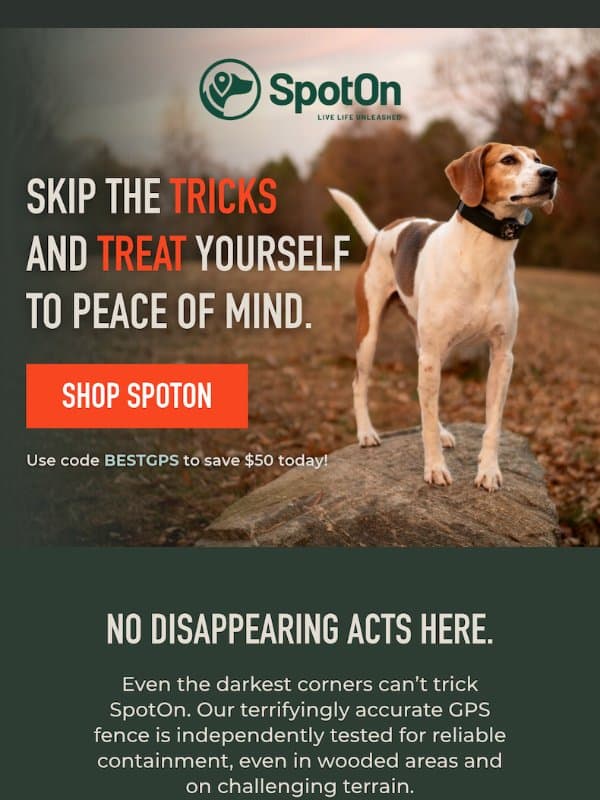 Some things aren't worth the scare. email from SpotOn