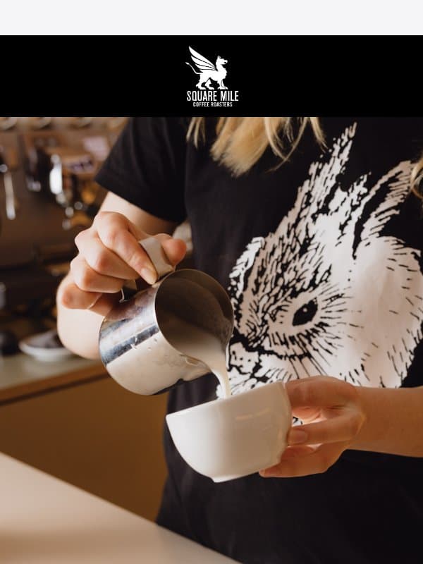Weekend plans? email from Square Mile Coffee Roasters