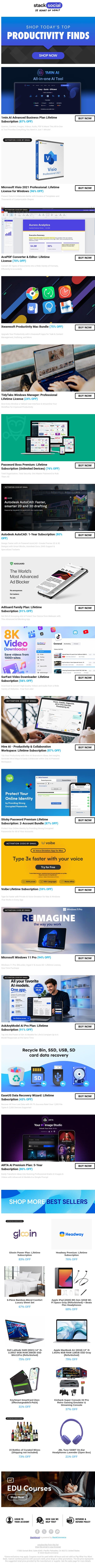 ChatGPT is Scared of This... email from StackSocial screenshot