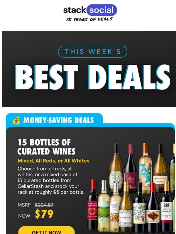 Halloween Eve Party Sale !! Wine, Headphones, & More email from StackSocial