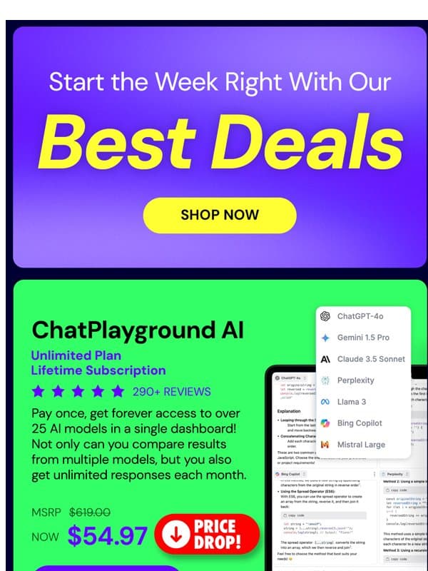 Start the Week Right With These Limited-Time Deals! βοΈ email from StackSocial