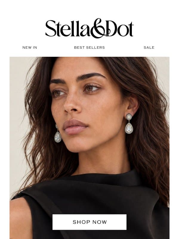 The $65 earrings that look like $6500 email from Stella & Dot