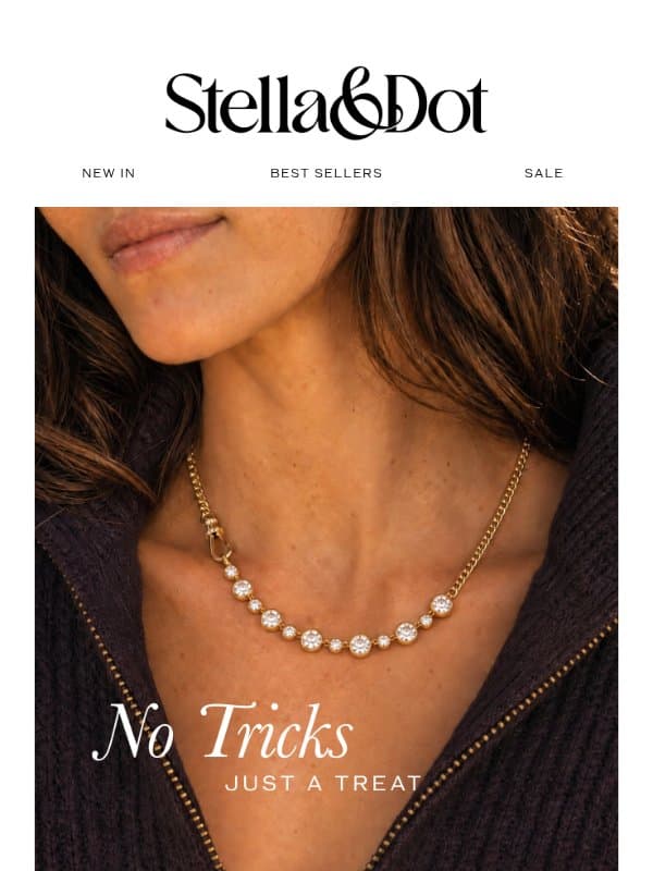 No Tricks. Just a Treat. email from Stella & Dot