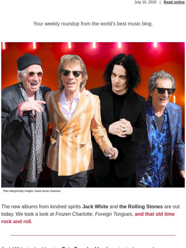 Satan Is Real? email from Stereogum