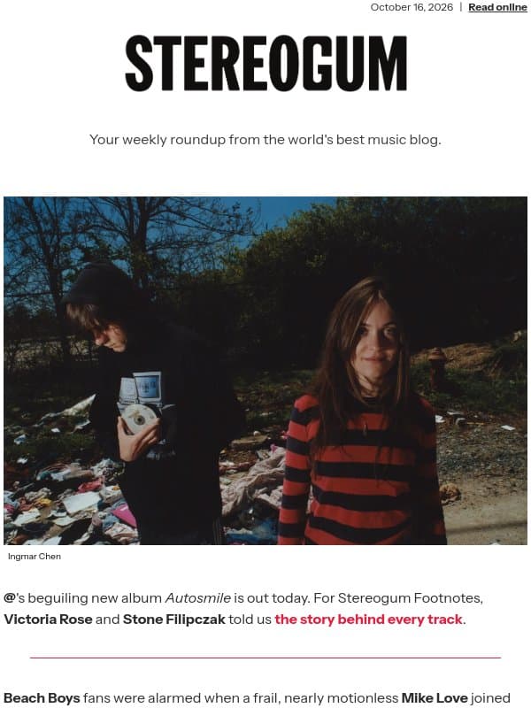 Price Of Molly Skyrockets email from Stereogum