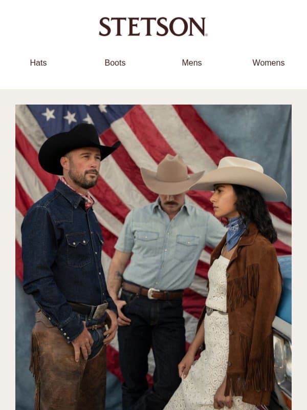 Stetson Style, from Head to Toe email from Stetson