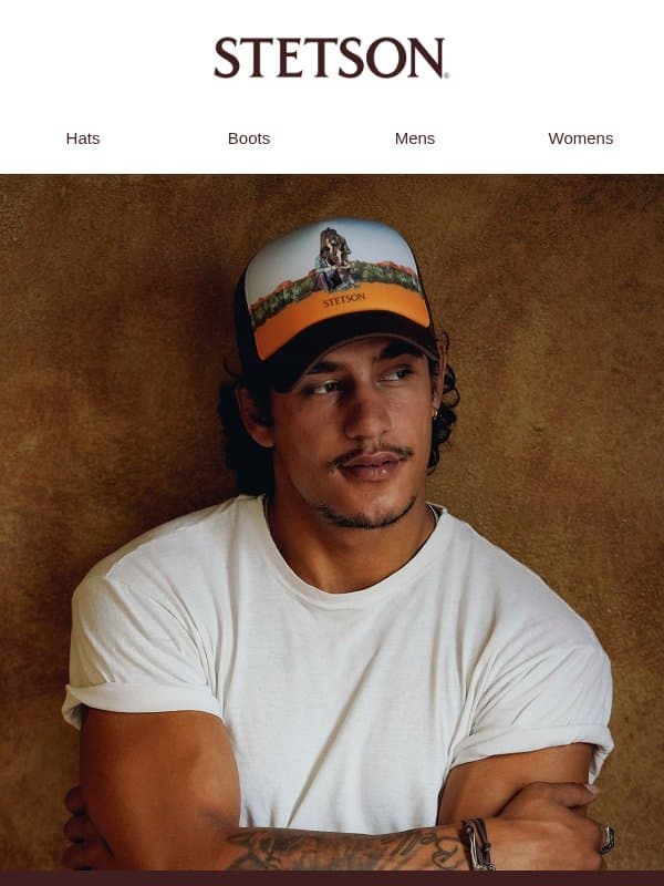 The Last Drop Trucker Hat Is Back email from Stetson