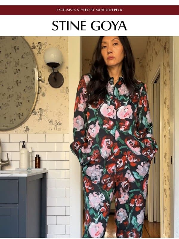 Styled by Meredith Peck email from Stine Goya