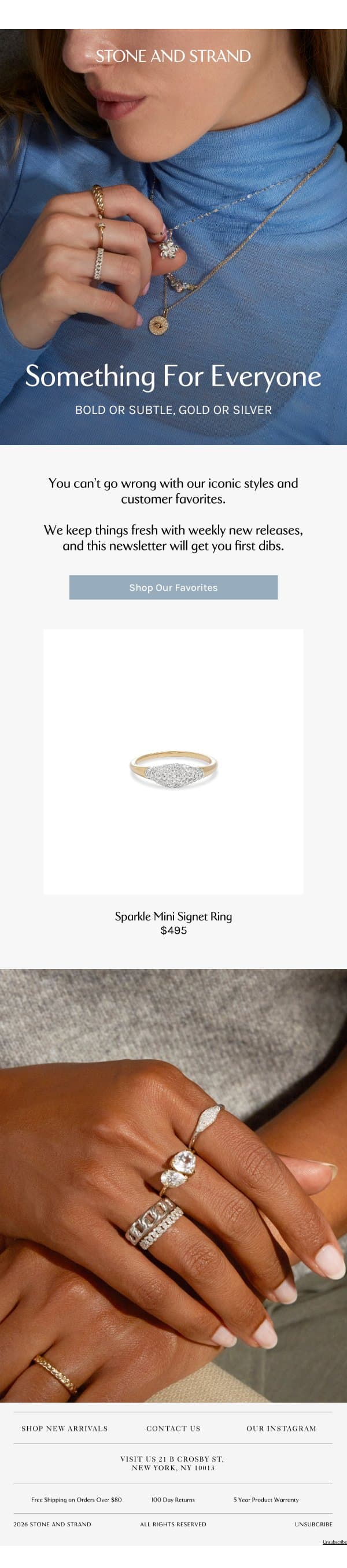 What's not to love? email from Stone and Strand screenshot