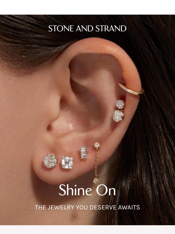 Just the right amount of sparkle email from Stone and Strand