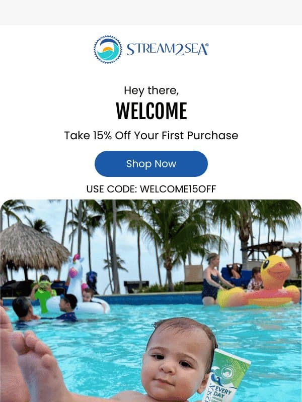 Your blue-planet routine starts here email from Stream2Sea