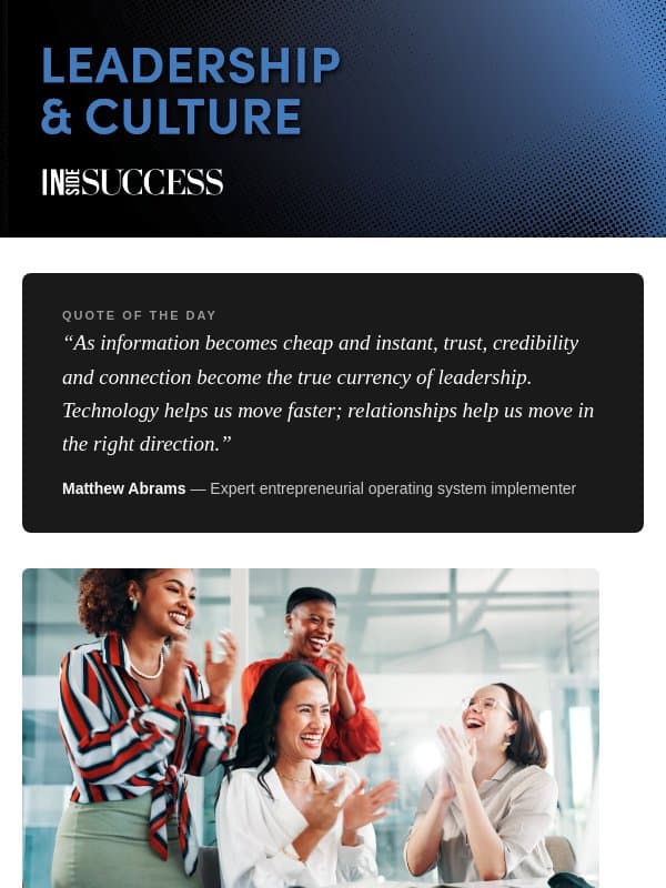 Would You Take a Pay Cut to be Happier? email from Success Magazine