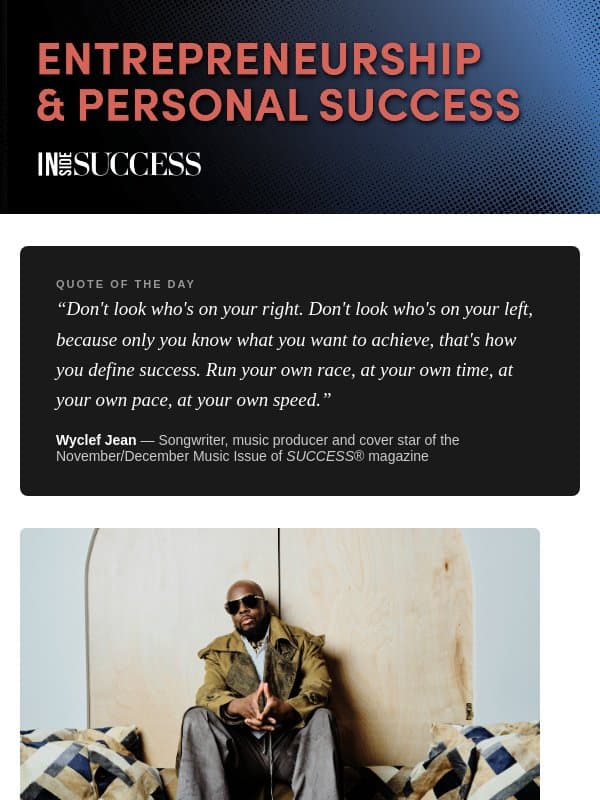 The “Entrepreneur Personality” is a Myth email from Success Magazine