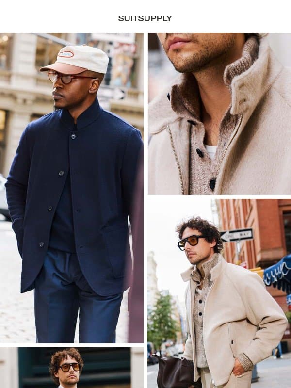 New York looks, direct van ons team email from SuitSupply