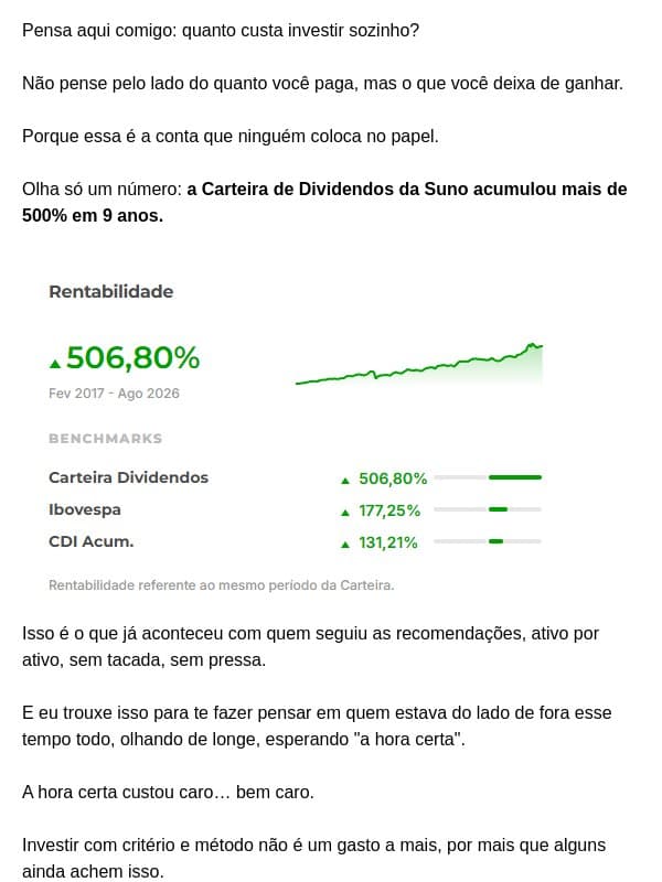+500% de rentabilidade (e você de fora… ainda) email from Suno Research