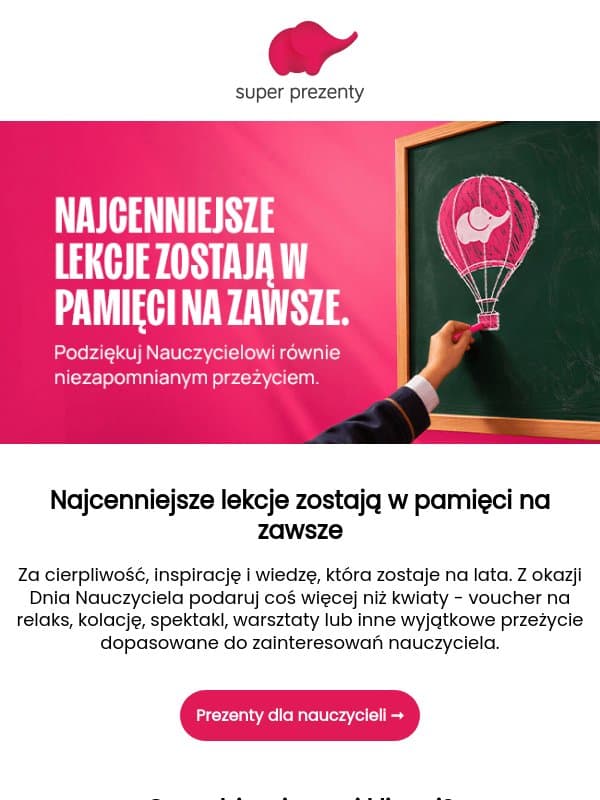 Masz już prezent na Dzień Nauczyciela?🎁 email from Superprezenty.pl