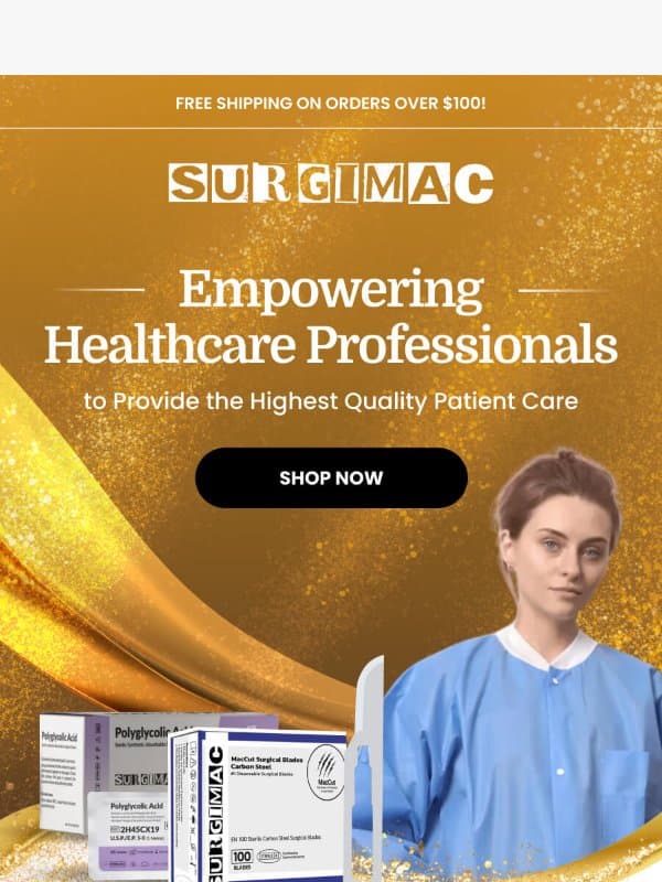 Built for Professionals Like You. Driven by a Simple Mission email from SurgiMac
