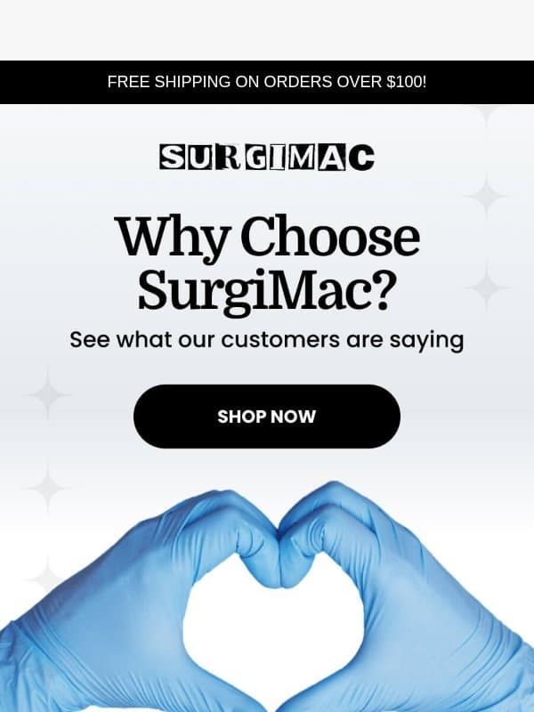 See Why Professionals Choose SurgiMac email from SurgiMac