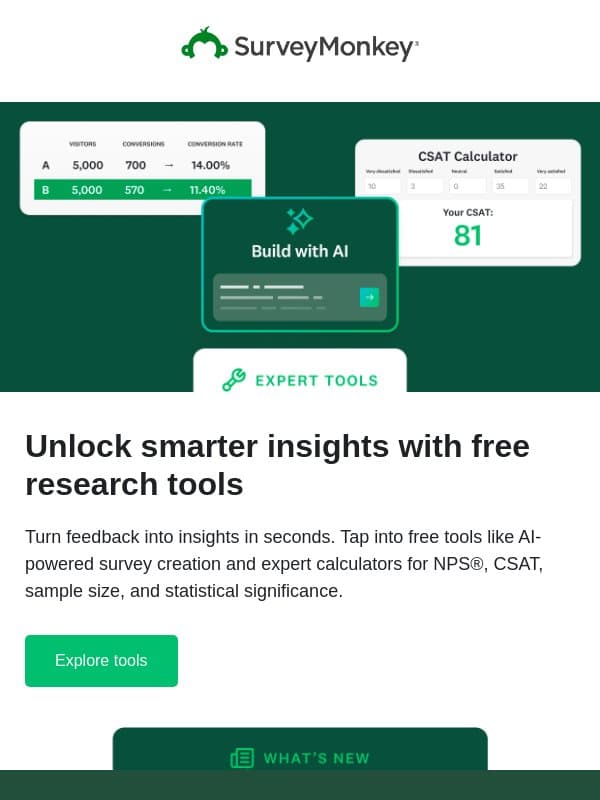 Newsletter: March 2026 email from SurveyMonkey