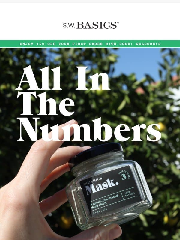 The Numbers Explained email from S.W. Basics