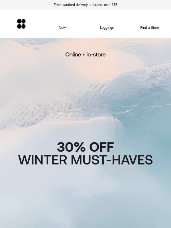 Trending styles | 30% off winter must-haves ⭐ email from Sweaty Betty