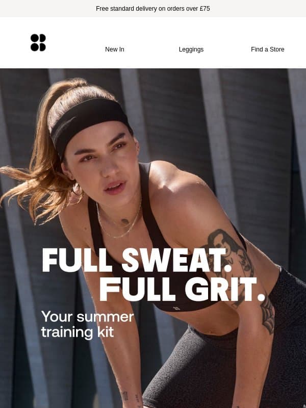 Bank holiday treat: 25% off everything π email from Sweaty Betty