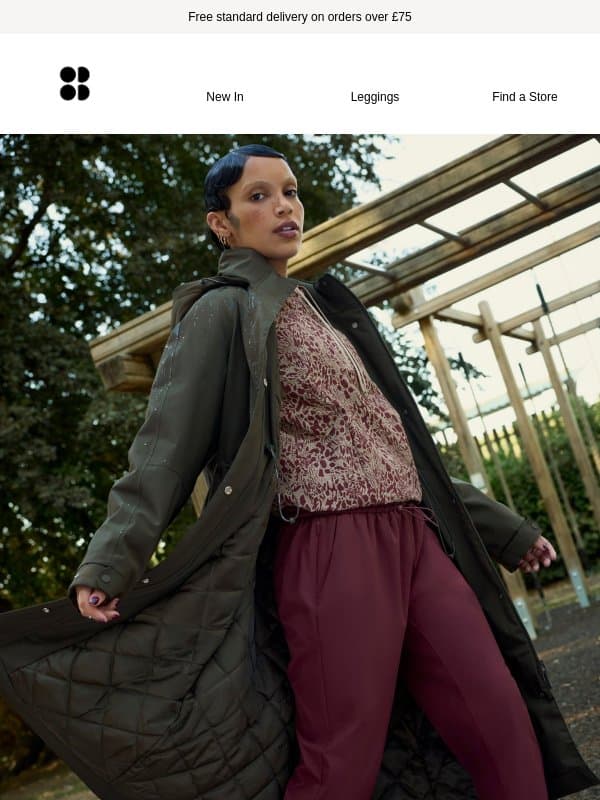Introducing autumn's new colour palette email from Sweaty Betty