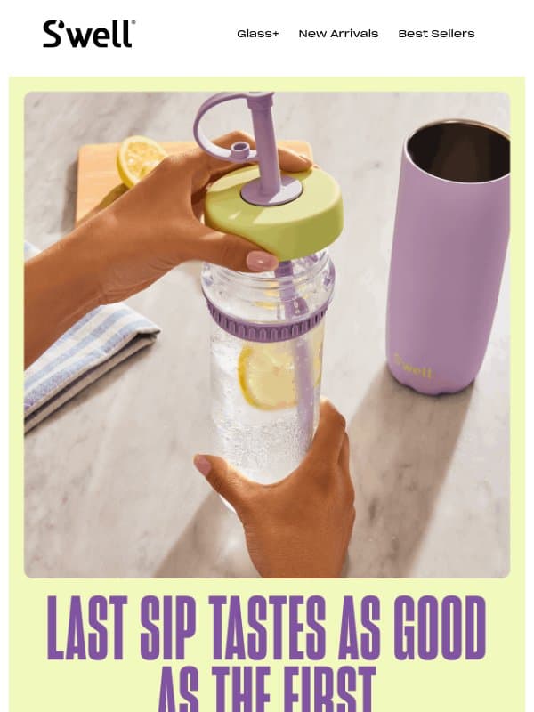 Always Ready For Your Next Refill email from S'well