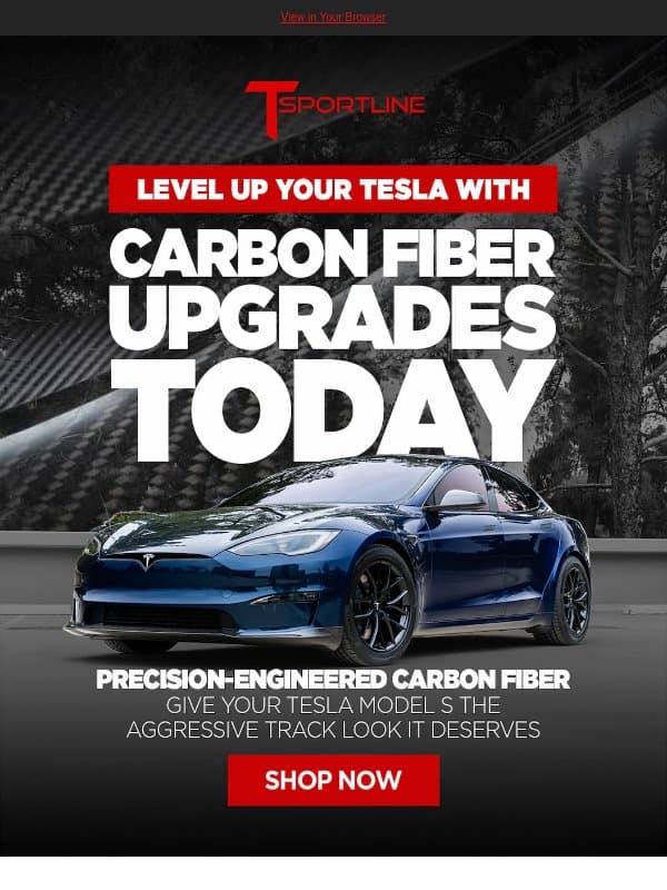 Elevate your Model S front end in under 30 minutes ποΈ email from T Sportline