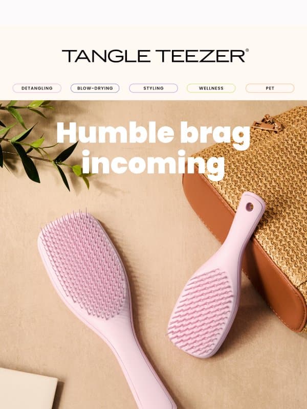Our 5 ⭐⭐⭐⭐⭐ reviews are in! email from Tangle Teezer
