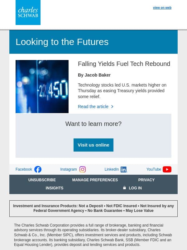Looking to the Futures | September 4, 2026 email from TD Ameritrade