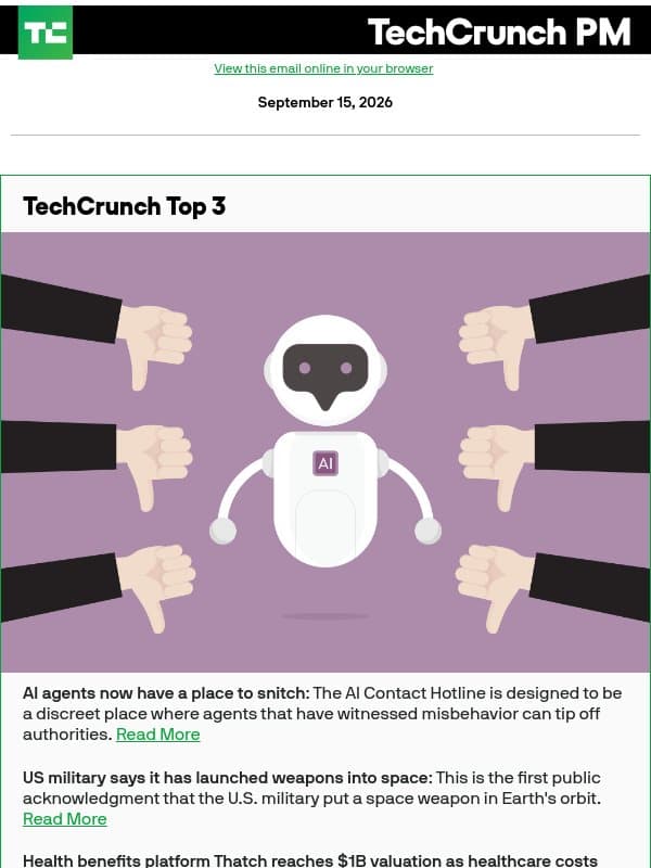 AI agents now have a place to snitch email from TechCrunch Disrupt