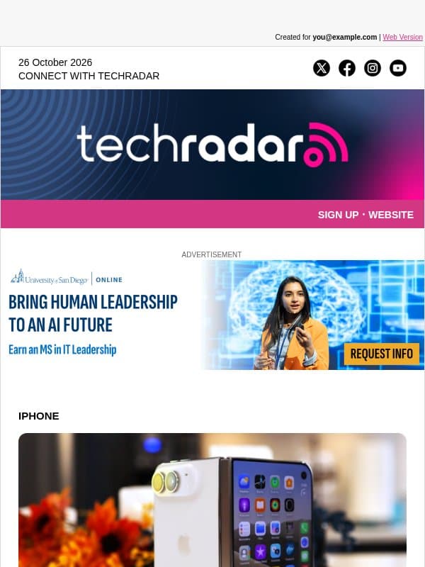 Does the iPhone Duo have a 'crackgate' issue? email from TechRadar